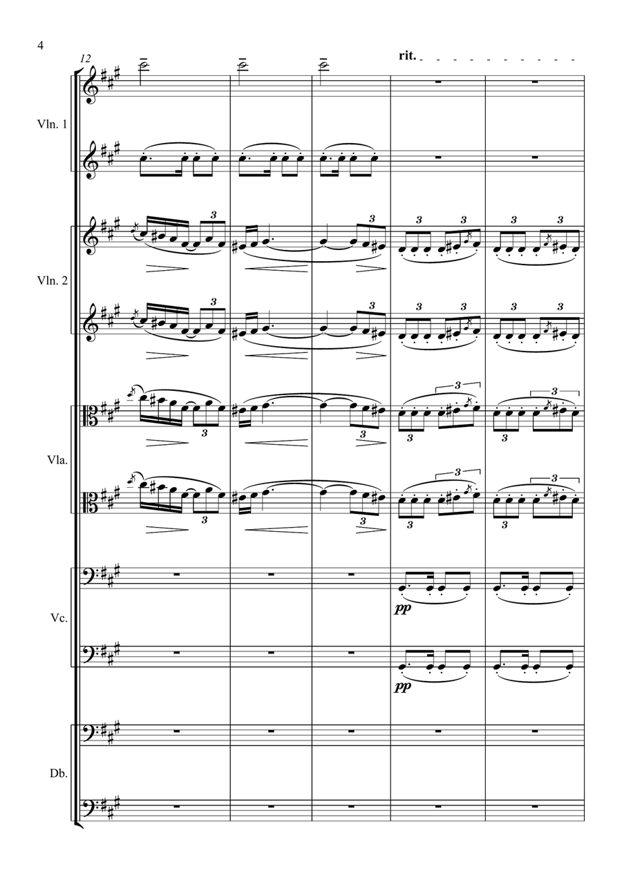 Estampes II - La soirée dans Grenade String Orchestra scores gallery preview page 4