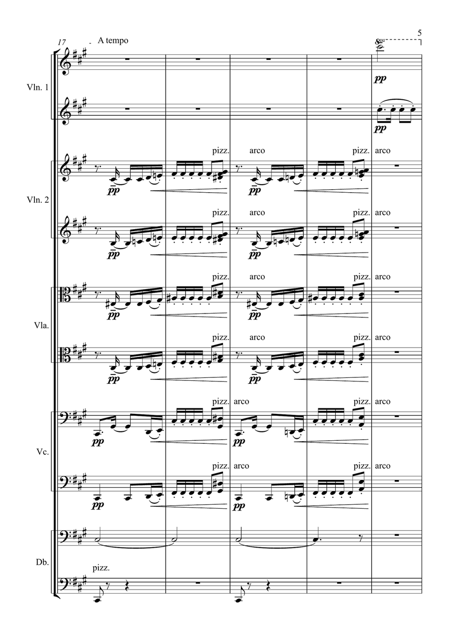 Estampes II - La soirée dans Grenade String Orchestra scores gallery preview page 5
