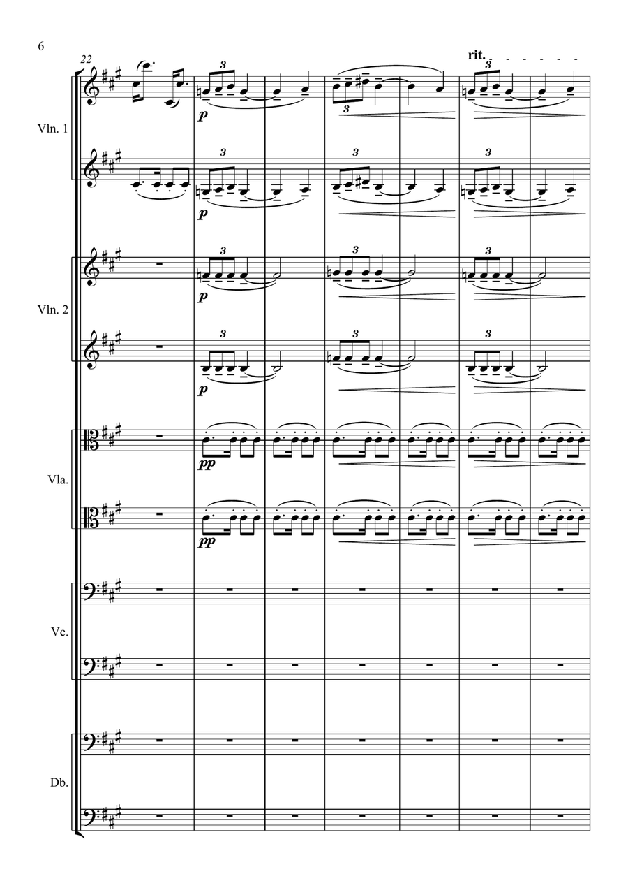 Estampes II - La soirée dans Grenade String Orchestra scores gallery preview page 6