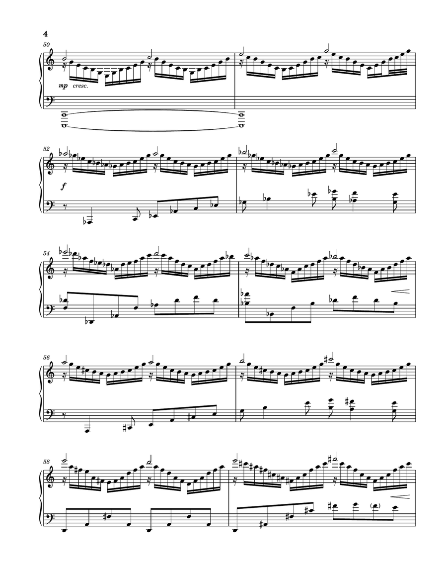 No. 38 in a minor No. 38 in a minor Piano Solo scores gallery preview page 4