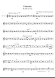 Finlandia - main theme (hymn tune for Be Still my Soul) arranged for String Quartet/Orchestra