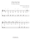 A Ram Sam Sam for Piano