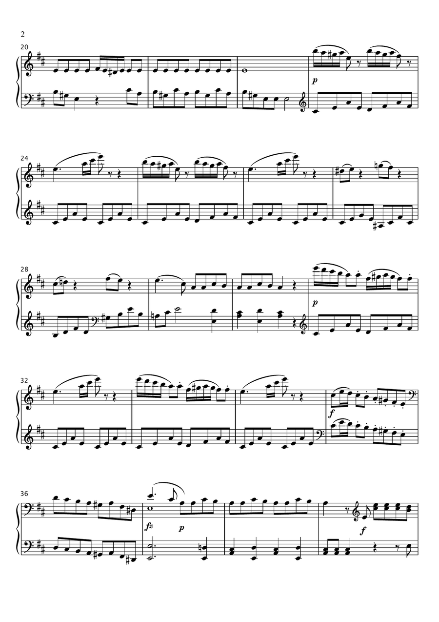 Clementi - Piano Sonata in D major, Op.16 