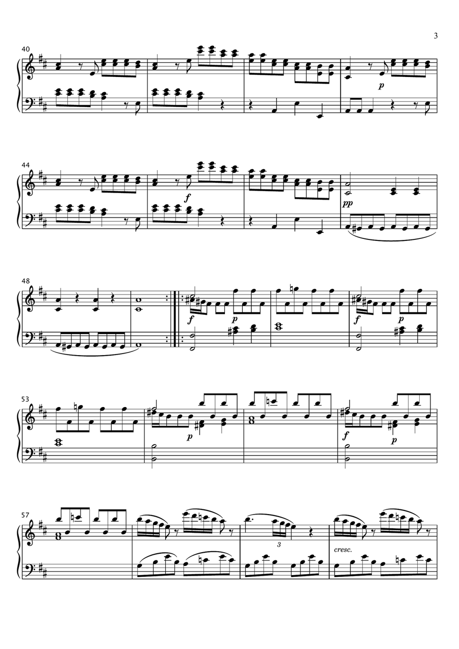 Clementi - Piano Sonata in D major, Op.16 