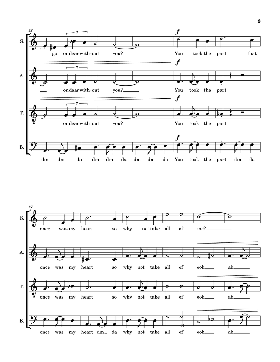 All Of Me All Of Me 4-Part scores gallery preview page 3