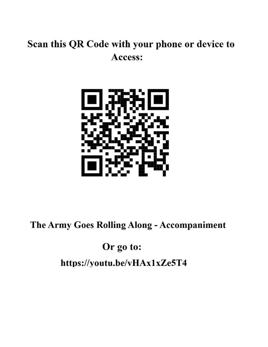 The Army Goes Rolling Along - Alto Sax./Baritone Sax. with Piano Accompaniment Baritone Saxophone scores gallery preview page 2