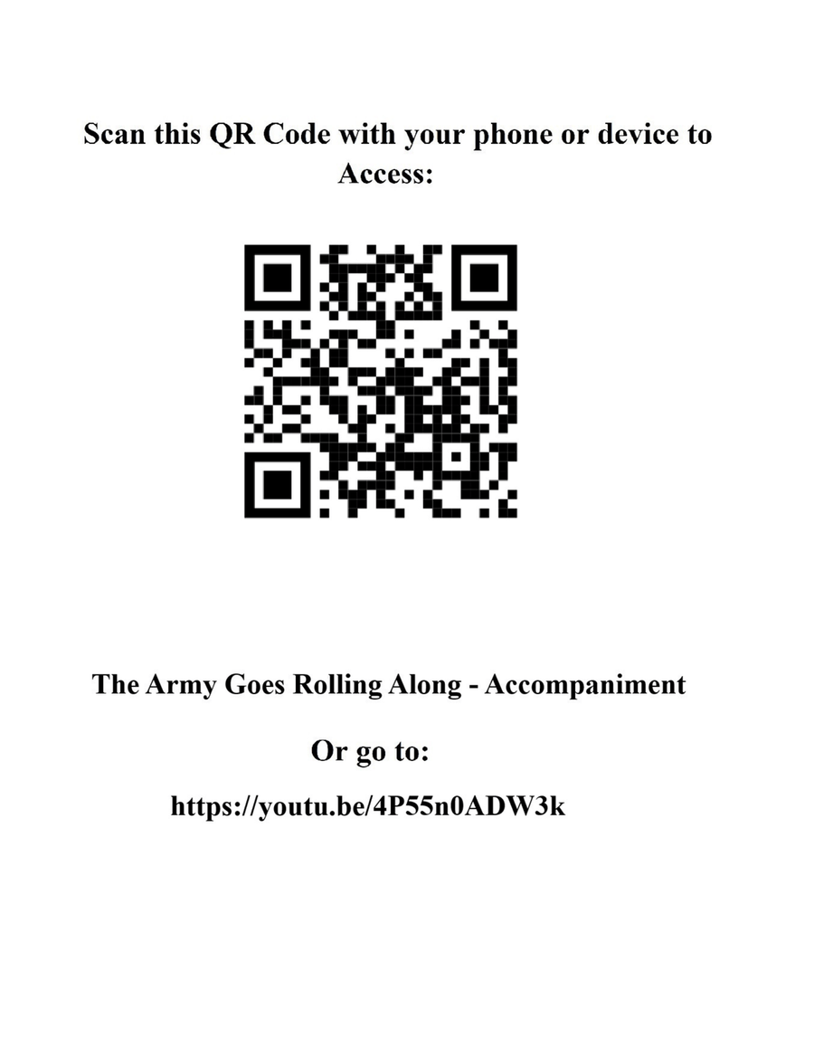 The Army Goes Rolling Along - Bb Soprano/Bb Bass/Bb Contrabass Clarinet with Piano Accompaniment B-Flat Clarinet scores gallery preview page 2
