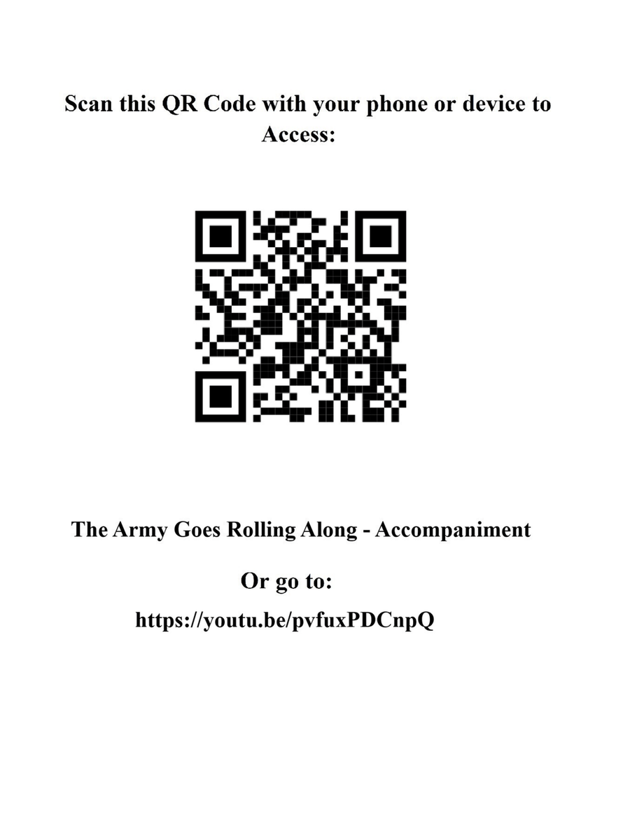 The Army Goes Rolling Along - for Trumpet/Bb Cornet/Bb Flugelhorn with Piano Accompaniment Cornet scores gallery preview page 2