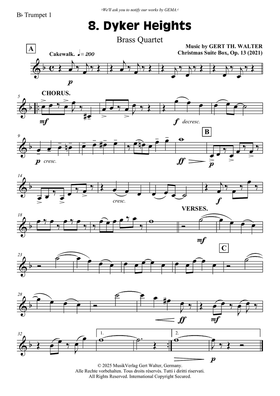 Dyker Heights Dyker Heights Brass Quartet scores gallery preview page 4