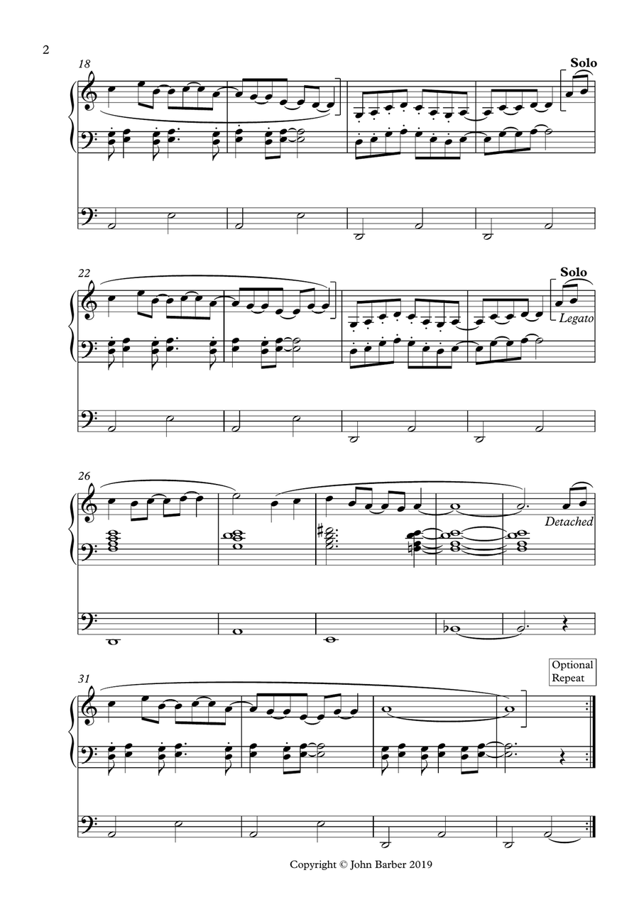 Kelvingrove Organ Solo scores gallery preview page 2