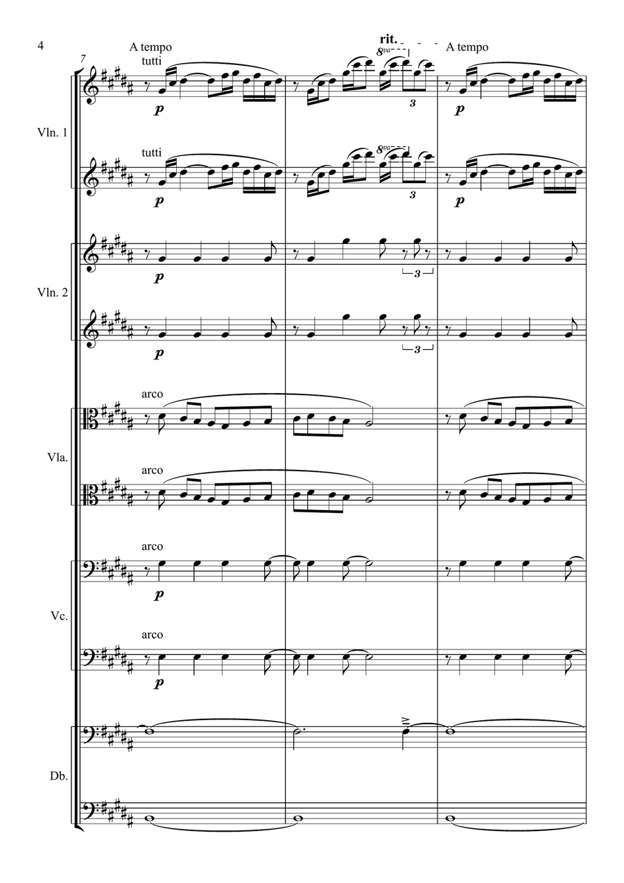 Estampes I - Pagodes Estampes I - Pagodes String Orchestra scores gallery preview page 4