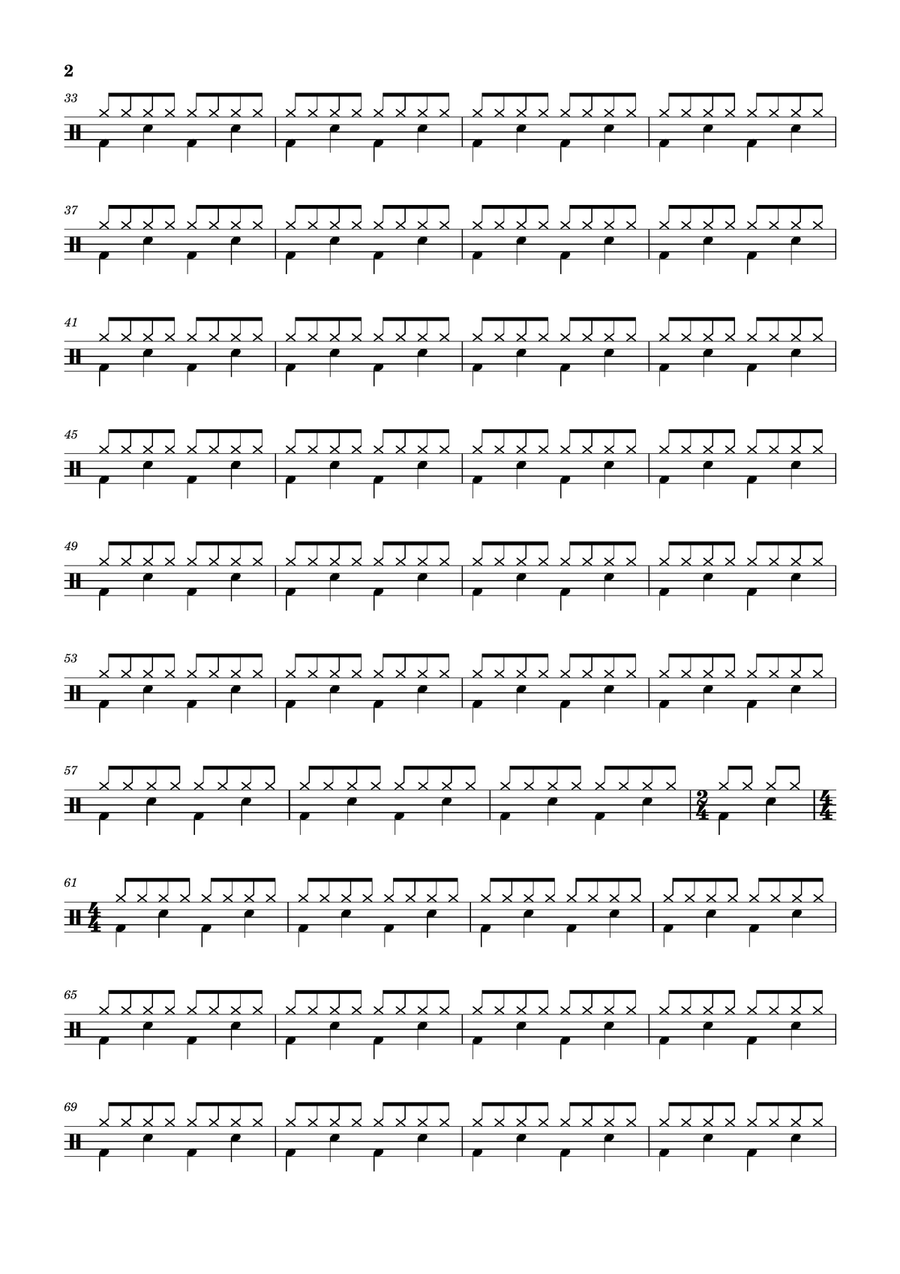 You're My Heart, You're My Soul Drum Set scores gallery preview page 2