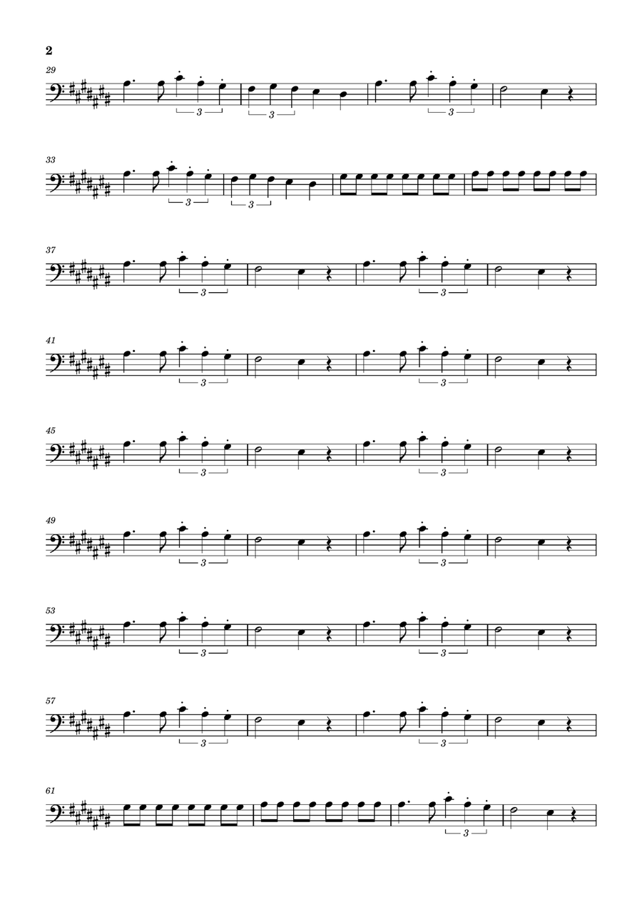 Seven Nation Army Seven Nation Army Bass Guitar scores gallery preview page 2