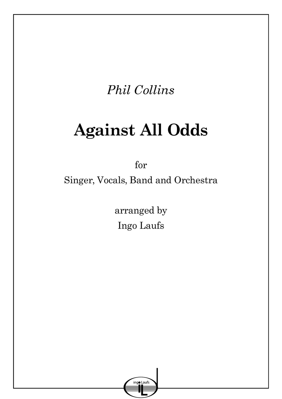 Against All Odds (Take A Look At Me Now) Full Orchestra scores gallery preview page 1