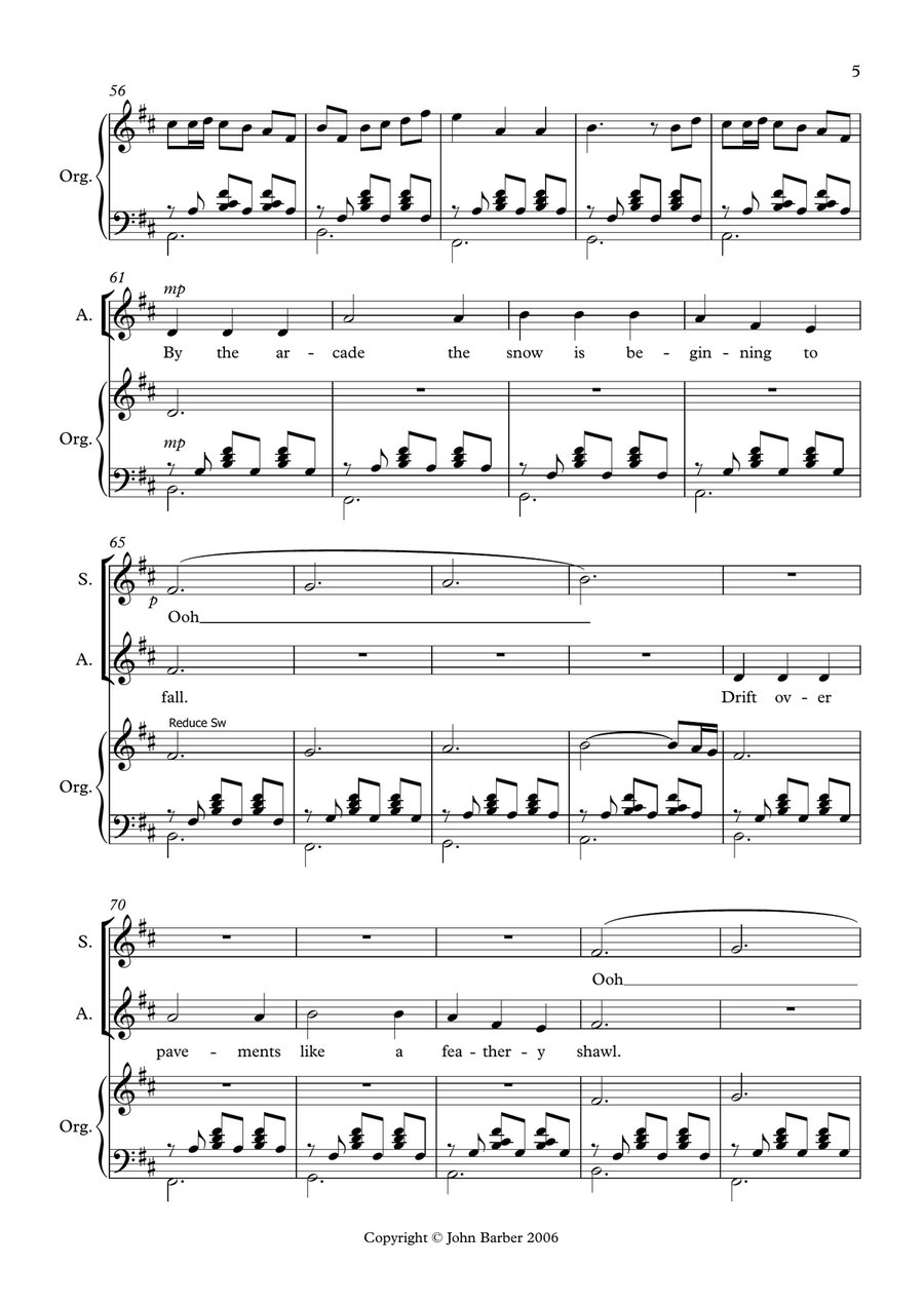 Bells of St. Paul's Divisi scores gallery preview page 5