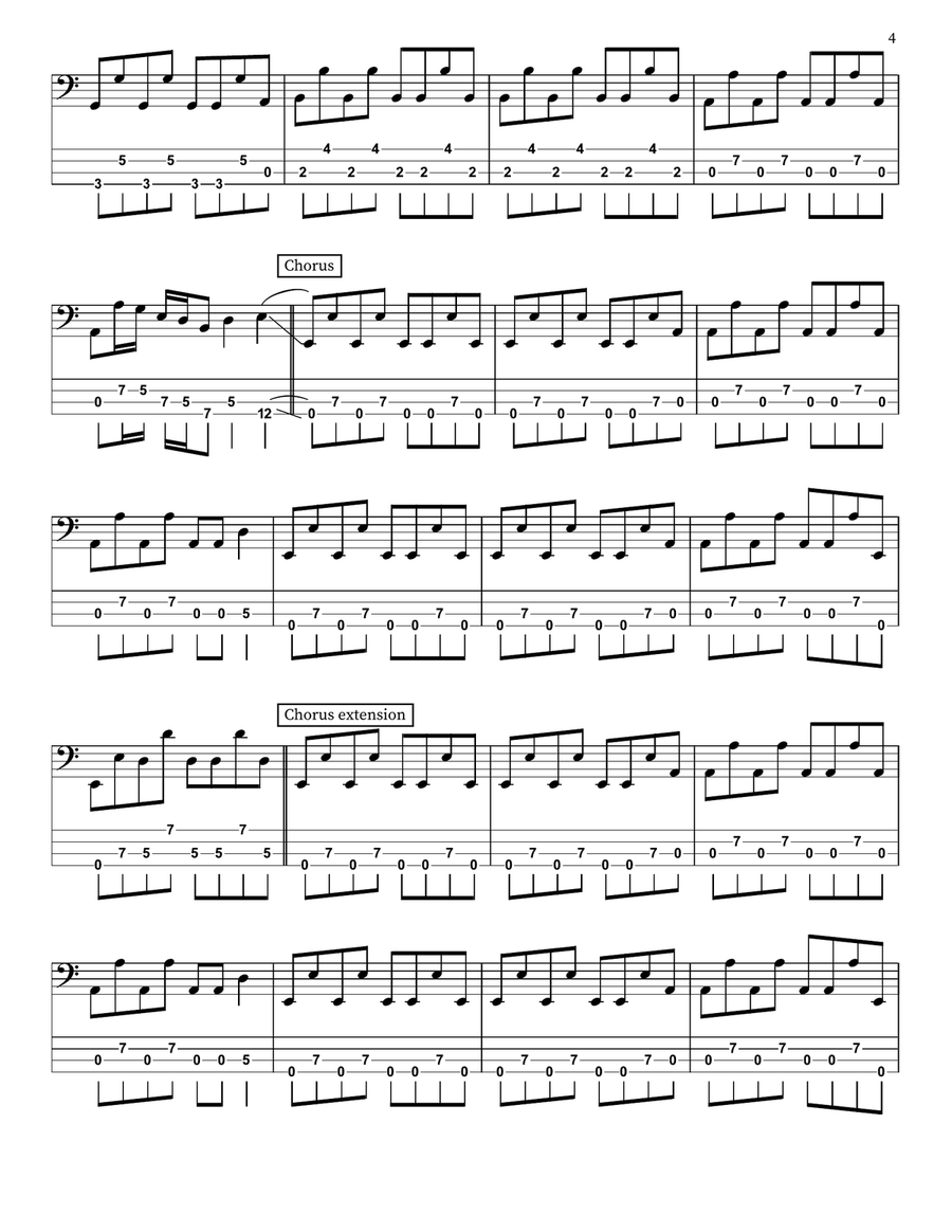 I Was Made For Lovin' You Acoustic Guitar scores gallery preview page 4