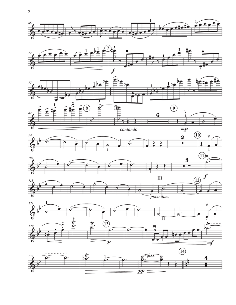 Kabalevsky Concero Violin with piano part Violin Solo scores gallery preview page 2