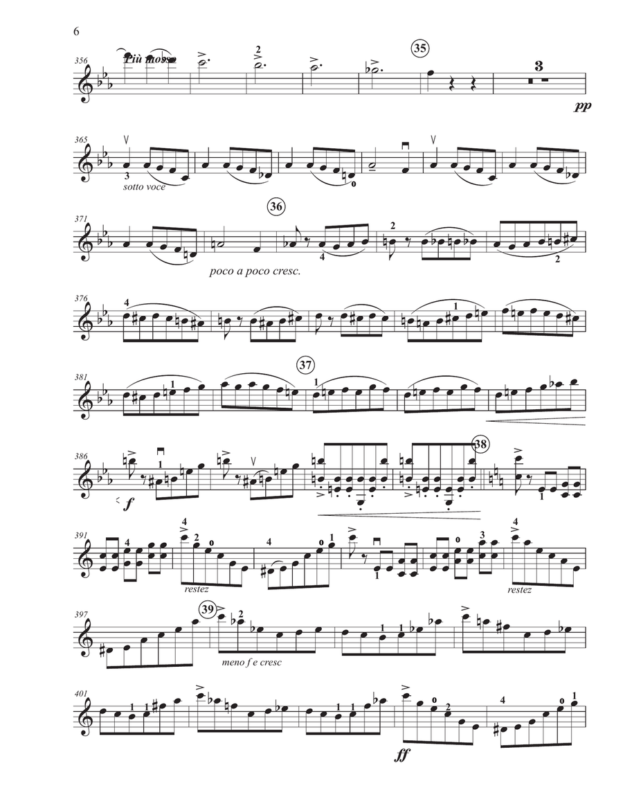 Kabalevsky Concero Violin with piano part Violin Solo scores gallery preview page 6