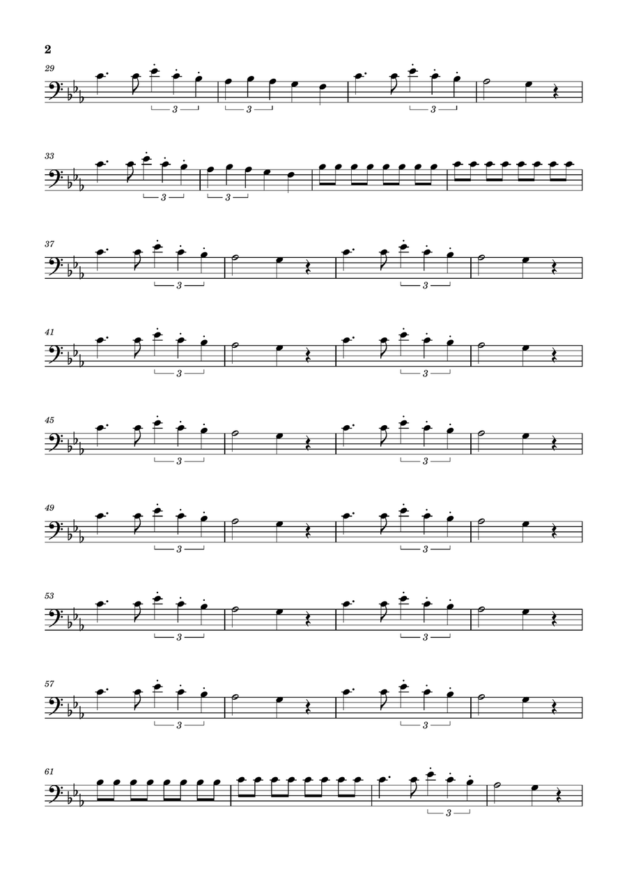 Seven Nation Army Seven Nation Army Bass Guitar scores gallery preview page 2