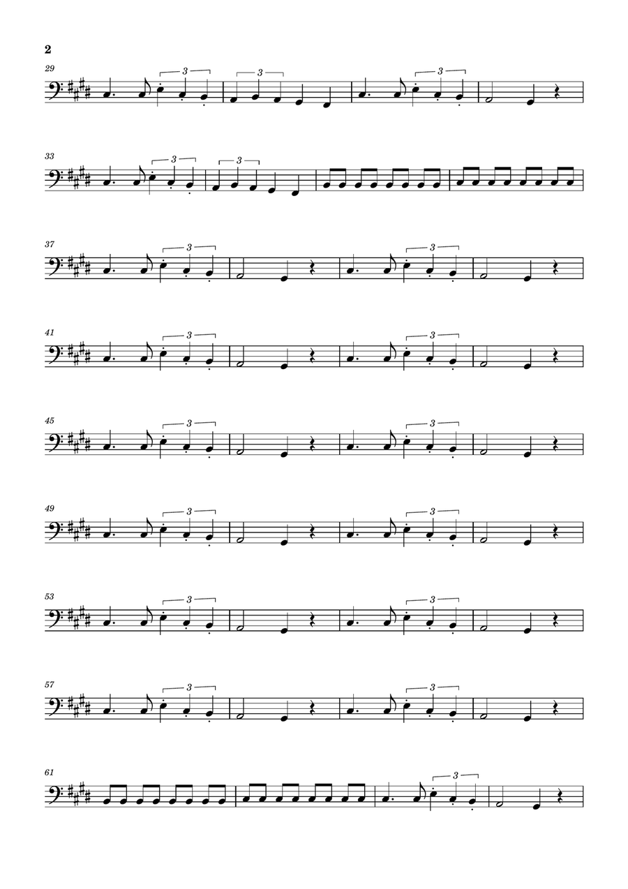 Seven Nation Army Seven Nation Army Bass Guitar scores gallery preview page 2