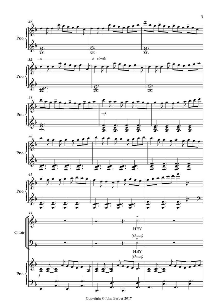 Auld lang syne 2-Part scores gallery preview page 3