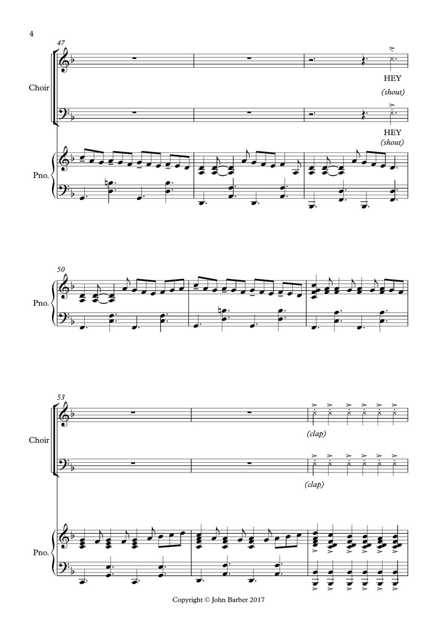 Auld lang syne 2-Part scores gallery preview page 4