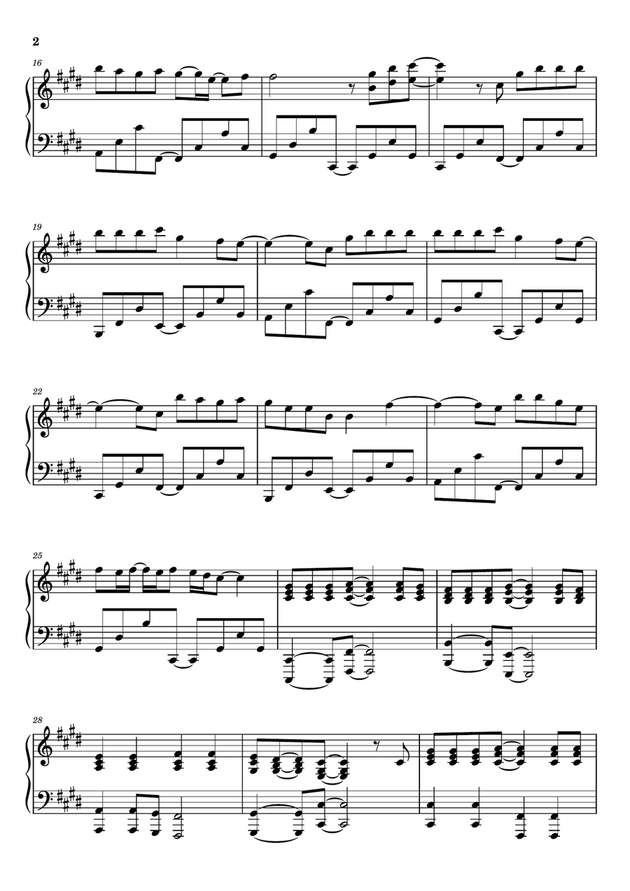 Kings & Queens Kings & Queens Piano Solo scores gallery preview page 2