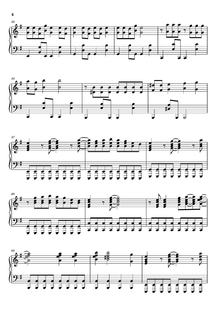 Sold Out Sold Out Piano Solo scores gallery preview page 4