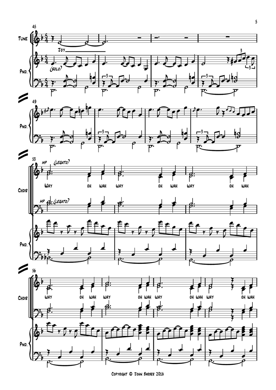 God rest ye merry gentlemen 4-Part scores gallery preview page 5