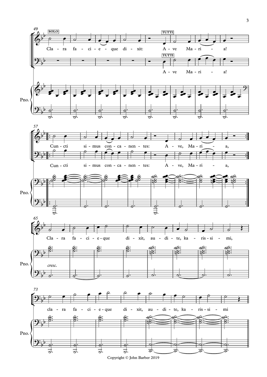 Cuncti simus concanentes Cuncti simus concanentes 4-Part scores gallery preview page 3