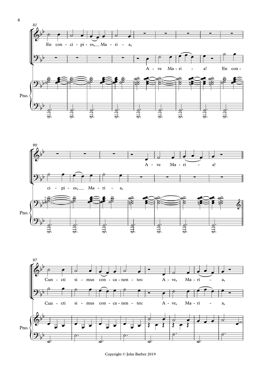 Cuncti simus concanentes Cuncti simus concanentes 4-Part scores gallery preview page 4