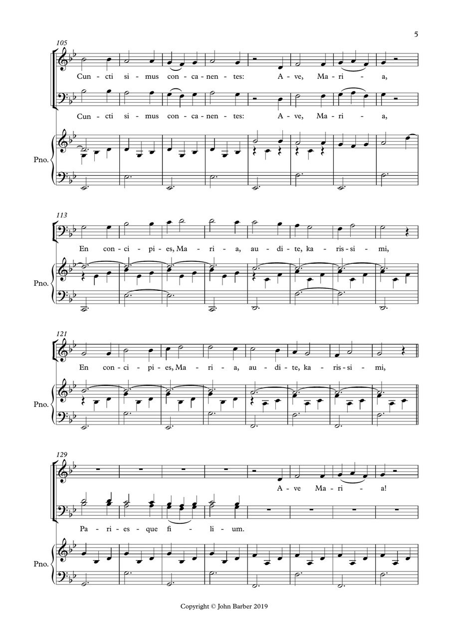 Cuncti simus concanentes Cuncti simus concanentes 4-Part scores gallery preview page 5