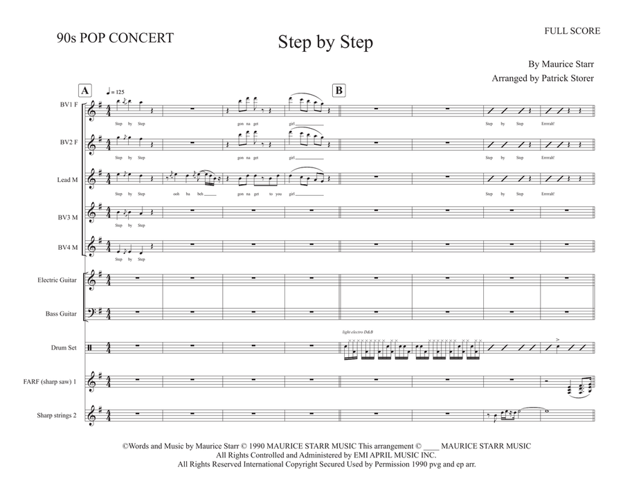 Step By Step Step By Step Concert Band scores gallery preview page 1