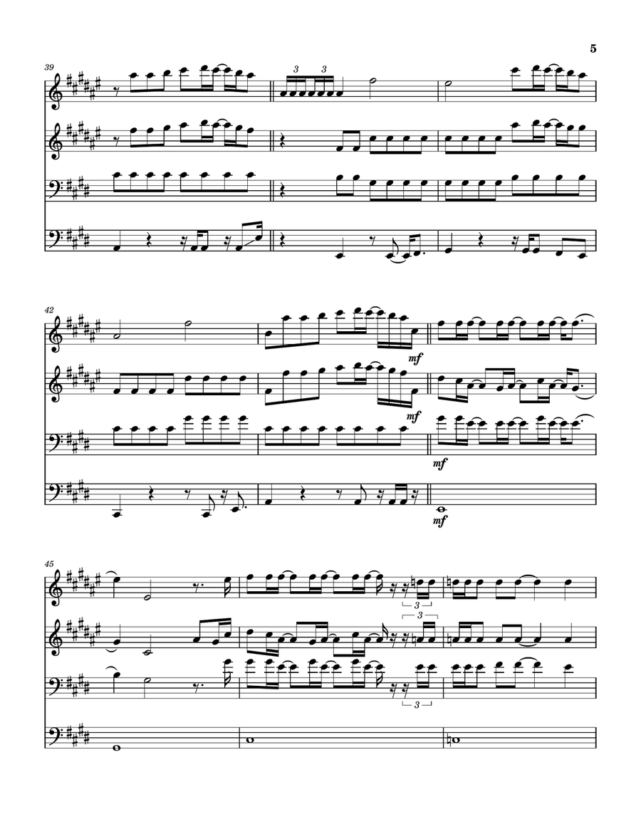 Up And Up Brass Quartet scores gallery preview page 6