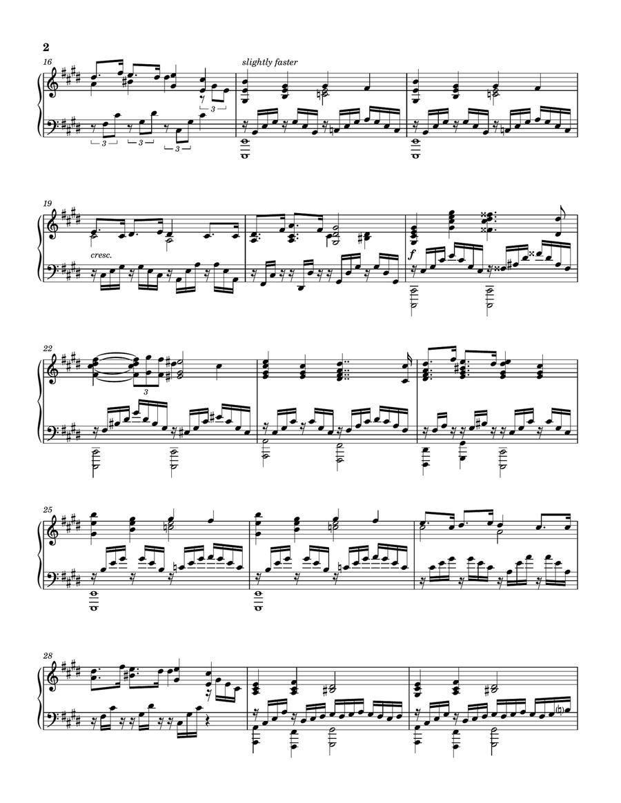 No. 36 in c-sharp minor No. 36 in c-sharp minor Piano Solo scores gallery preview page 2