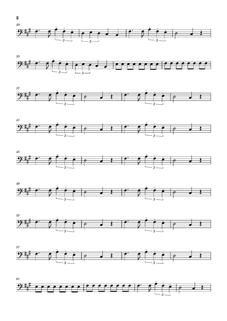 Seven Nation Army Seven Nation Army Bass Guitar scores gallery preview page 2