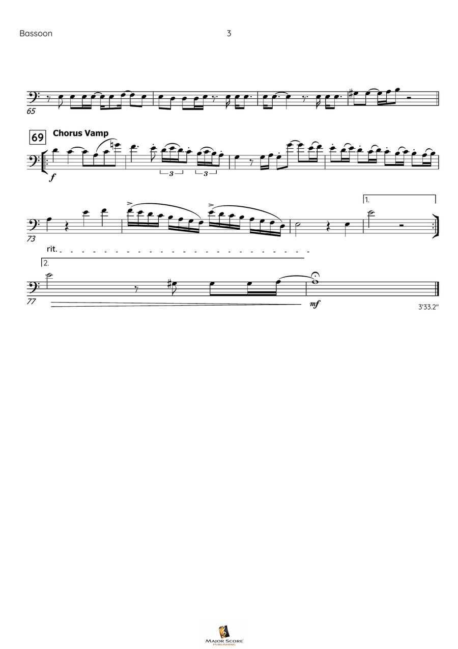 I Will Survive I Will Survive Bassoon scores gallery preview page 4
