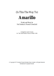 Amarillo (Is This The Way To)