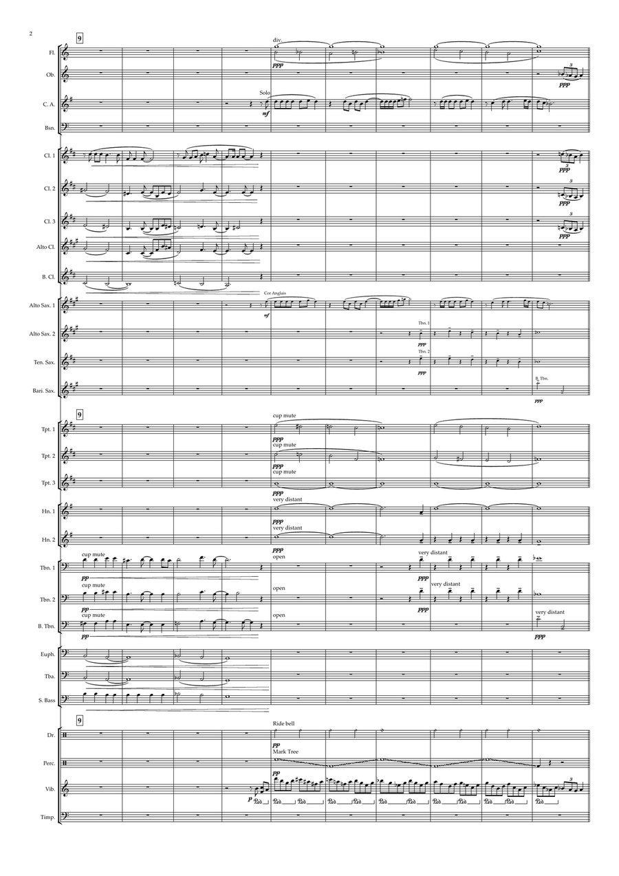 The Man With The Child In His Eyes Concert Band scores gallery preview page 2
