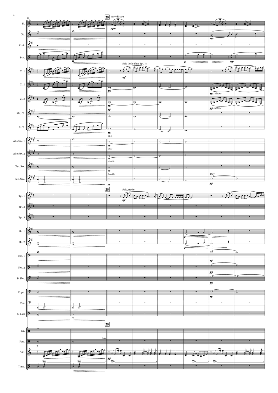 The Man With The Child In His Eyes Concert Band scores gallery preview page 4