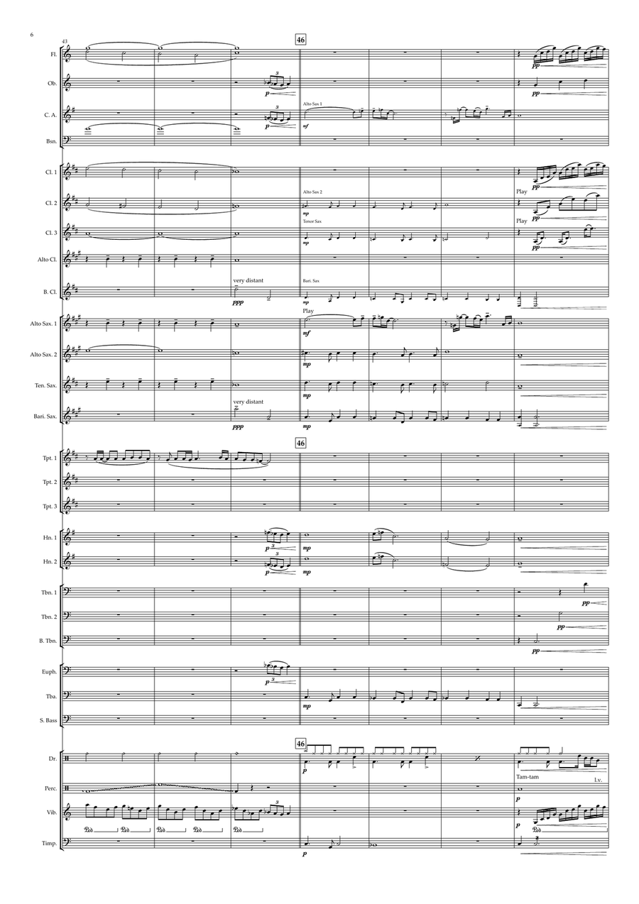 The Man With The Child In His Eyes Concert Band scores gallery preview page 6