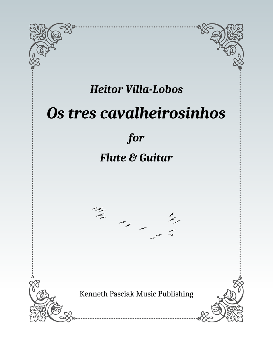 Os Tres Cavalheirosinhos (The Three Little Caballeros) Flute scores gallery preview page 1