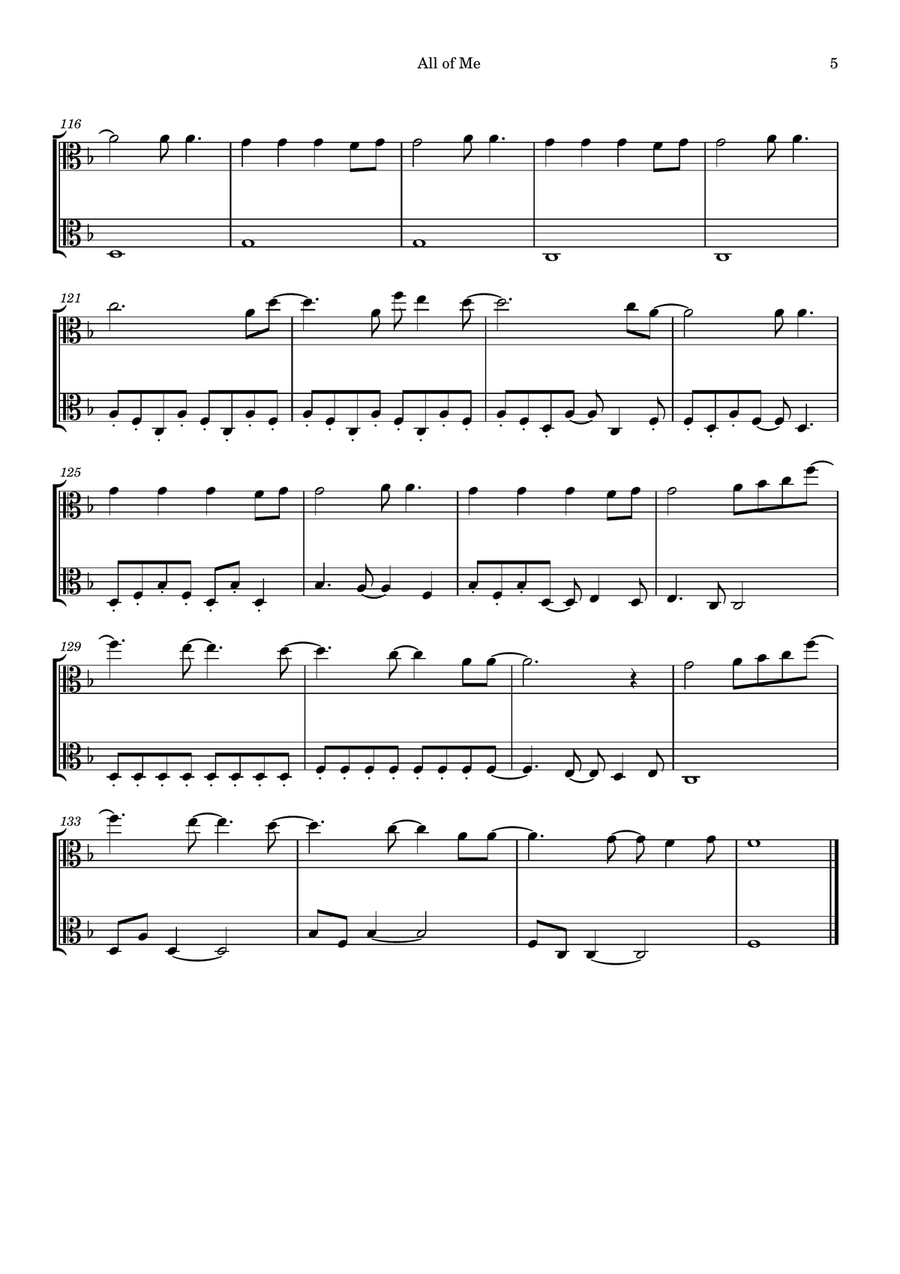 All Of Me All Of Me String Duet scores gallery preview page 5