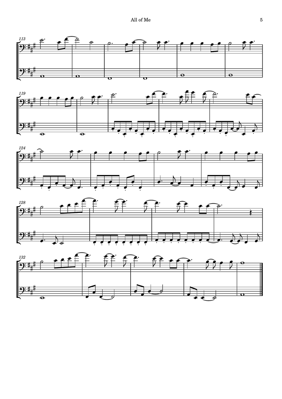 All Of Me All Of Me String Duet scores gallery preview page 5