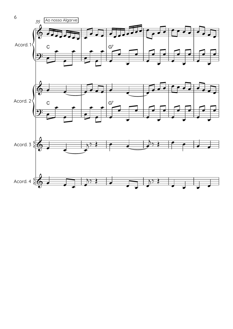 Medley Folclore Algarvio Medley Folclore Algarvio Chamber Orchestra scores gallery preview page 6