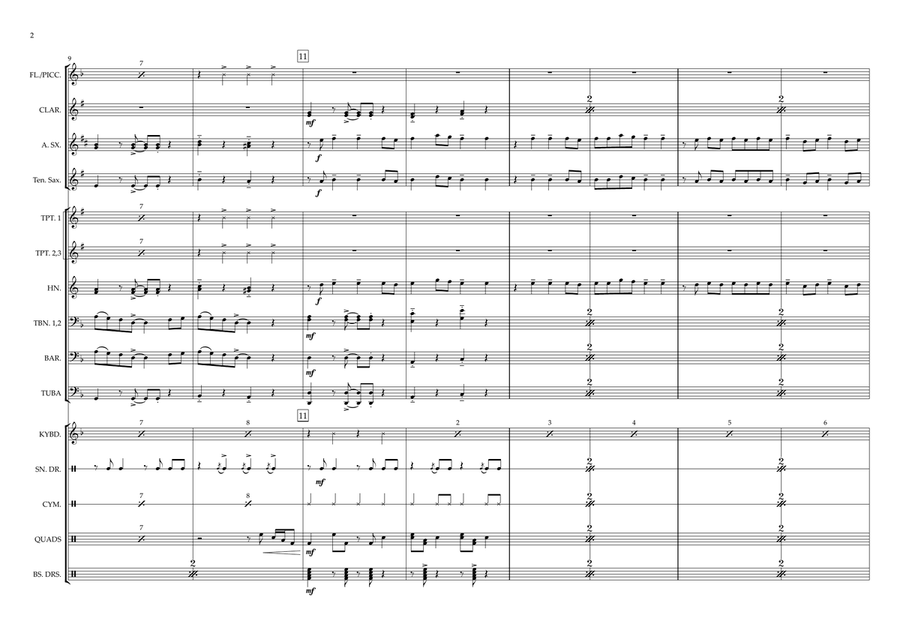 That's What I Want Marching Band scores gallery preview page 2