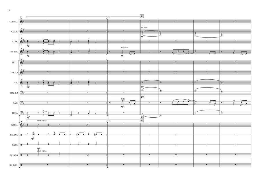 That's What I Want Marching Band scores gallery preview page 6