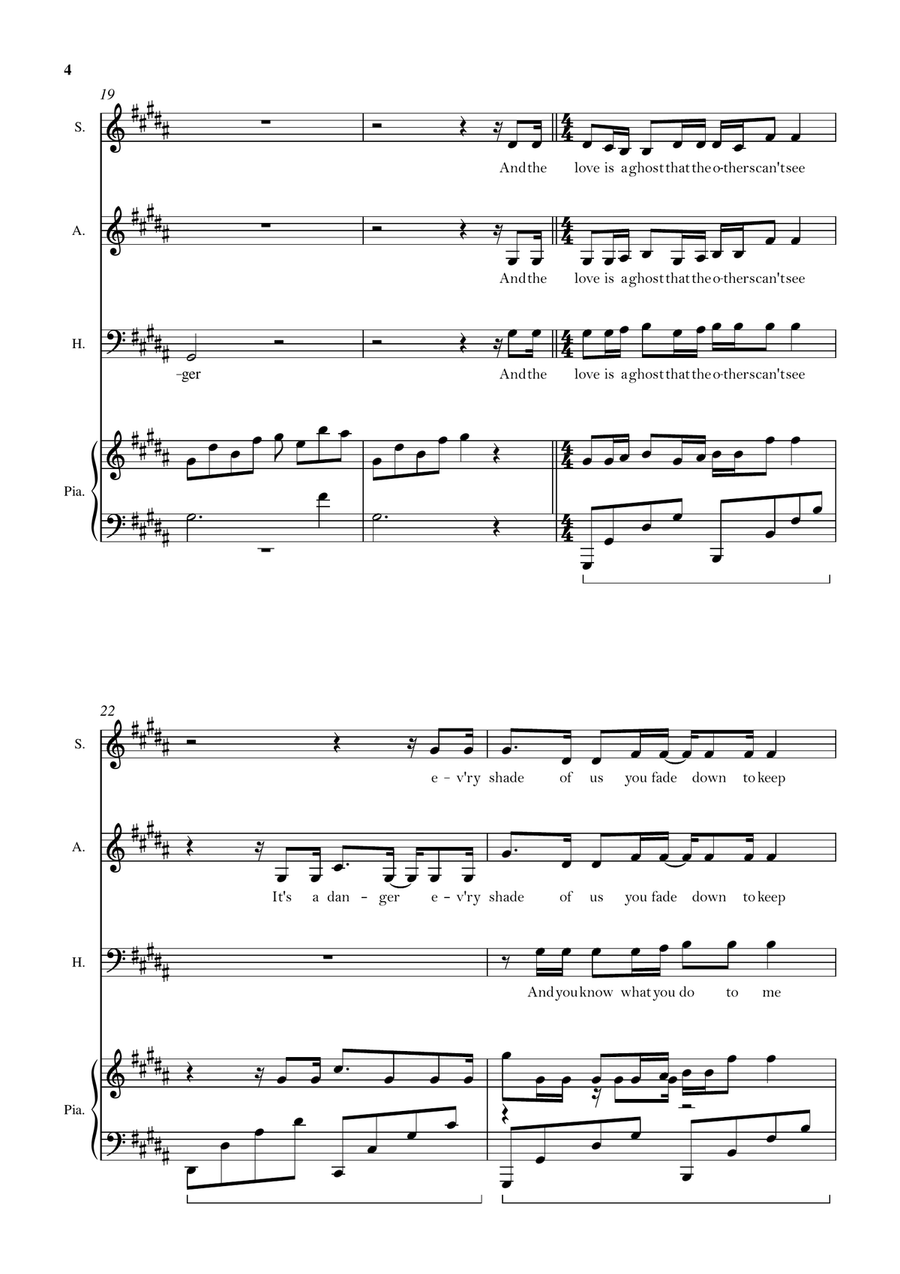 Familiar Familiar 3-Part scores gallery preview page 4