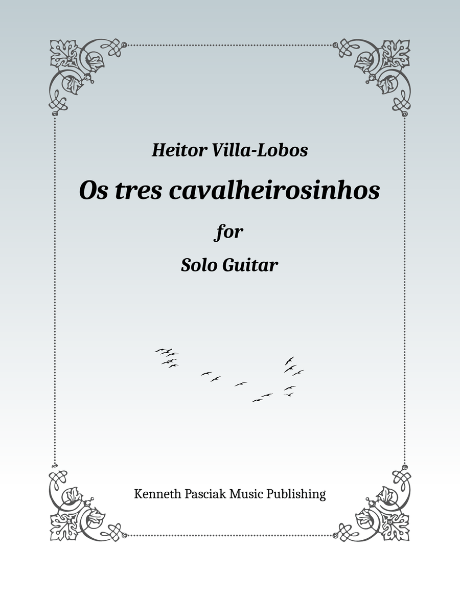 Os Tres Cavalheirosinhos (The Three Little Caballeros) Acoustic Guitar scores gallery preview page 1