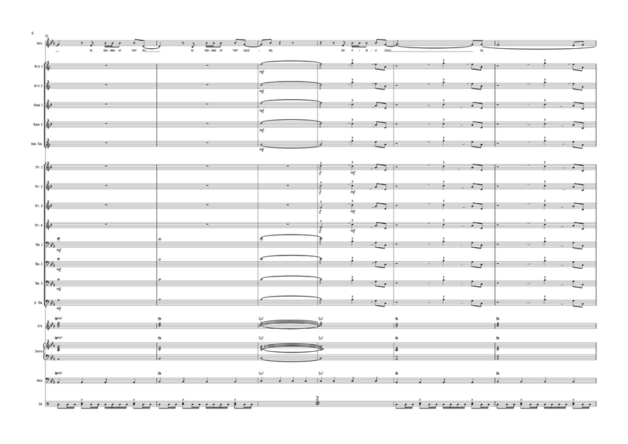 Running Up That Hill Jazz Ensemble scores gallery preview page 4